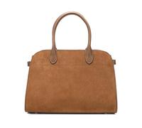 JCVBN - Bolso cruzado de piel de ante natural para mujer, diseño de lujo, bolsa de hombro para viajes, Brown, 30x12x22cm