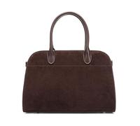 JCVBN - Bolso cruzado de piel de ante natural para mujer, diseño de lujo, bolsa de hombro para viajes, café, 30x12x22cm