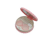 JCVBN - Funda compacta y adorable para lentes de contacto, minimalista, estilo caricatura, redonda, diseño de galletas de sésamo, portátil, de colores, A2, Organizador de bolsas