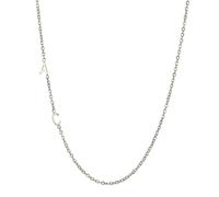 JCVBN - Gargantilla personalizada con letra inicial para mujer, de acero inoxidable, collar personalizado del alfabeto de la A a la Z, regalo para el día de la madre, 45-50 cm, Cuero