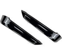JCVT Alerón Delantero Coche para BMW 3 Ser E90 E91 320i 330i 2005-2008, Splitter Difusor Lip Mentón ProteccióN Exteriores Accesorios,A/Black
