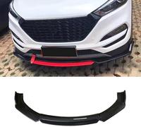 JCVT Alerón Delantero Coche para Hyundai Tucson 2015 2016 2017 2018, Splitter Difusor Lip Mentón ProteccióN Exteriores Accesorios,A/Carbon Fiber Look