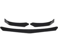 JCVT Alerón Delantero Coche para Seat Leon FR 5F 1M MK1 MK2 MK3 MK4, Splitter Difusor Lip Mentón ProteccióN Exteriores Accesorios, A/Black