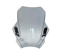 JCVT Motocicleta Lunas Y Deflectores De Viento para Yamaha FAZER FZ6 FZ 6 XJ6 XJ 6, Cúpula Carenado Pantalla Protectora Modificado Accesorios,A/Gray