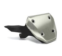JCVT Motocicleta Lunas Y Deflectores De Viento para Yamaha MT09 SP 2024, Cúpula Carenado Pantalla Protectora Modificado Accesorios,A/Silver