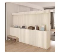 JCWGLY Biombos Biombo Divisor De Ambientes con Estantes para Hogar Y Oficina, Biombo De Papel Plegable Y Portátil para Sala De Estar Y Dormitorio(157.5~196.9in x 78.8in)
