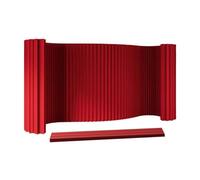 JCWGLY Biombos Biombo Divisor De Ambientes Plegable Moderno, Separador De Privacidad, Papel Flexible Portátil Rojo para Decoración De Dormitorio(500x240cm/16.4x7.88ft)