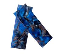 JCWGLY Escalas Losas Cuchillos Material Para Hacer Mangos De Cuchillos De Resina, Losas De Escamas Con Mango Azul Para Entusiastas Del Tallado Artesanal Y Creadores De Cuchillos Artesanales, 2 Uds