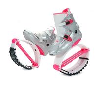 JCWGLY Jumping Shoes Zapatos De Rebote Fitness Kangaroo para Mujer, Botas De Salto Que Absorben Los Golpes para Todos Los Terrenos, Antideslizantes Y Cómodas(M 35-37)