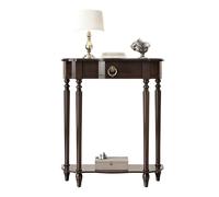 JCWGLY Mesa Consola Mesa Consola De Madera Maciza De Estilo Americano para Entrada, Mesa Auxiliar para Pasillo Estrecho con Cajón Y Espacio De Almacenamiento(70x30x90cm/27.6x11.8x35.4in)