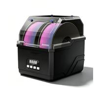 jcwwolk Caja Secadora De Filamento para Impresora 3D, Deshidratador De Filamento 3D con Circulación De Aire Caliente De 360°, Temperatura Ajustable De 40 a 60 °C, Temporizador De 0 a 24 Horas