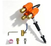 jcwwolk Desbastadora Neumática Portátil, Martillo Neumático para Hormigón, Máquina De Cincelado Neumática De 2/3/4 Cabezales, para Rugosidad De Superficies De Hormigón, 3 Cabezales