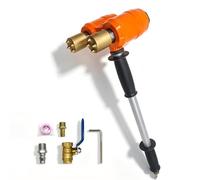jcwwolk Desbastadora Neumática Portátil, Martillo Neumático para Hormigón, Máquina De Cincelado Neumática De 2/3/4 Cabezales, para Rugosidad De Superficies De Hormigón, 2 Cabezales