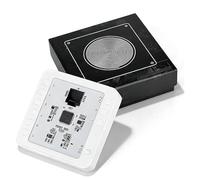 jcwwolk Generador De Ondas Schumann, Resonador Schumann Portátil, 0.01Hz-999.99Hz Ajustable, Formas De Onda Diversas, con Pantalla Inteligente, Alimentado por USB Tipo C, para Alivio del Estrés