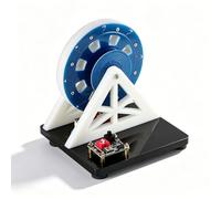 jcwwolk Modelo De Motor Sin Escobillas, Motor Sin Escobillas con Bobina, Anillo De Luz Azul, 1000-1500 RPM, Alimentado por USB Tipo C, Modelo Didáctico De Física, para Enseñanza Experimental
