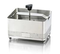 jcwwolk Prensa De Acero Inoxidable para Tofu Y Queso. Disponible En Moldes De 1 Kg Y 2 Kg. Incorpora Un Sistema De Presurización Y Una Bandeja Recogegotas. Ideal para Preparar Tofu Y Queso Caseros
