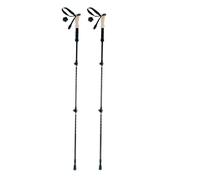 JCXIOC Bastones de Senderismo Bastón de Senderismo de Aluminio Ligero portátil, retráctil, de 3 Secciones, for Acampar, Viajar, Escalar y Caminar(2 Pieces)