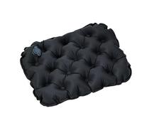 JCXIOC Cojines para Sillas de Comedor Cojín de Asiento Inflable for Exteriores, Ultraligero, for Acampar, Impermeable, Plegable, for Viajes con Mochila(Black)