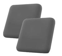 JCXIOC Cojines para Sillas de Comedor Cojín for Silla de Comedor, Esponja Suave, Soporte for glúteos, for aliviar el Dolor Durante Largos periodos Tiempo(Gray-2PCS)