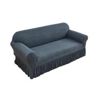 JCXIOC Funda de Sofá con Falda 1 Funda elástica Estampada for sofá con Falda, Protector de Muebles for Dormitorio, Oficina, Sala Estar, decoración del hogar(Color 7,2seater(145-185cm))