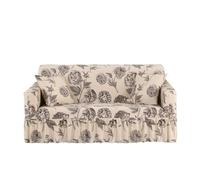 JCXIOC Funda de Sofá con Falda Funda de sofá 1/2/3/4 plazas con faldón, Lavable, elástica, fácil Ajustar, Universal, Protector Muebles(Color 31,1-Seat(90-140cm))