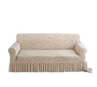 JCXIOC Funda de Sofá con Falda Funda de sofá elástica con Estampado Volantes for Sala Estar, Protector Muebles, fácil Instalar y Lavable(Color 16,2-Seater 145-185cm)