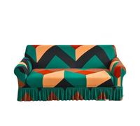 JCXIOC Funda de Sofá con Falda Funda de sofá elástica con faldón, Lavable, Protectora Muebles, Fundas Estampadas Base for Sala Estar(Color 13,2-Seater 145-185cm)