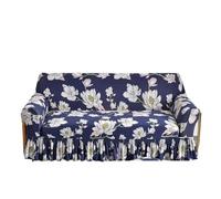 JCXIOC Funda de Sofá con Falda Funda de sofá elástica con faldón, Lavable, Protectora Muebles, Fundas Estampadas Base for Sala Estar(Color 11,4-Seater 235-300cm)