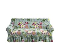 JCXIOC Funda de Sofá con Falda Funda de sofá elástica con faldón, Lavable, Protectora Muebles, Fundas Estampadas Base for Sala Estar(Color 9,3-Seater 190-230cm)