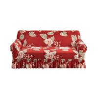 JCXIOC Funda de Sofá con Falda Funda de sofá elástica con faldón, Lavable, Protectora Muebles, Fundas Estampadas Base for Sala Estar(Color 10,1-Seat 90-140cm)