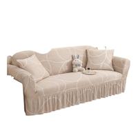 JCXIOC Funda de Sofá con Falda Funda Protectora elástica for sofá con Falda de 1, 2, 3 y 4 plazas(Color 24,L)