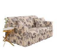 JCXIOC Funda de Sofá con Falda Funda Protectora elástica for sofá con Falda de 1, 2, 3 y 4 plazas(Color 9,S)