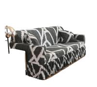 JCXIOC Funda de Sofá con Falda Funda Protectora elástica for sofá con Falda de 1, 2, 3 y 4 plazas(Color 10,M)