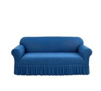 JCXIOC Funda de Sofá con Falda Fundas de sofá elásticas con Estampado Floral y faldón, Lavables Protectoras for sofás 1, 2, 3 4 plazas(Color 10,L (190-230cm))