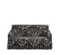 JCXIOC Funda de Sofá con Falda Fundas de sofá elásticas con Estampado Floral y faldón, Lavables Protectoras for sofás 1, 2, 3 4 plazas(Color 17,XL (235-300cm))