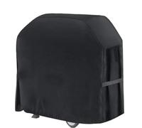 JCXIOC Funda Protectora para Parrilla Exterior Cubierta for Barbacoa 210D, Cubierta Protectora for Parrilla Resistente al Agua, Color Negro, Cubierta Protectora for Barbacoa Redonda(100x60x150cm)