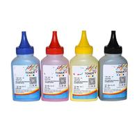 JCxYGAP 1Set CE270A CE271A CE272A CE273A PODPO DE Toner Compatible para CP5520N CP5525N CP5525DN M750 Impresoras de Color 80 g(CMYK 1Set)