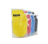 JCxYGAP 1Set TN615 Tóner en Polvo CMYK Compatible con tóner de Recarga de Prensa C8000 4 kg para japón