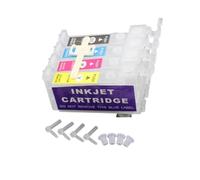 JCxYGAP 24 Uds Cartuchos CISS vacíos T0791 T0811 T0821 T0781 T0921 T0711 T0731 T0691 T0981 T0801 T0851 T0681 compatibles con impresoras(4 Colors)