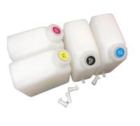 JCxYGAP Botella de Tinta de 4 Colores para de Tinta a Granel Compatible con Roland Mutoh Mimaki, Todo Tanque de Tinta de Impresora de Gran Formato(2L)