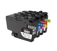 JCxYGAP Capacidad estándar Compatible LC427 Cartucho de Tinta para HL-J6010DW J5955DW J6955DW J6957DW MFC-J6959DW(1 Set (4PCS))