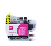 JCxYGAP Cartucho de Tinta 1 Unidad Compatible con MFC J5340DW MFC J5345DW MFC J5740DW MFC J6540DW(LC422XL-Magenta)
