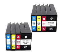 JCxYGAP Cartucho de Tinta 953XL 953 952 953xl 953 Compatible con Impresora Officejet Pro 8725 8718 8719 8725 8728 7745 8702 7720 7730(2 Set)