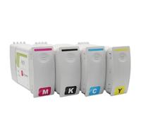 JCxYGAP Cartucho de Tinta C4871A C4846A C4847A C4848A Compatible con Impresora Designjet 1050 1050C 1055 1055CM