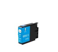 JCxYGAP Cartucho de Tinta Compatible con 933X 933XL Compatible con Officejet 6100 6600 6700 7110 7610 7612 depósito de Tinta CN053AN(933- Cyan)