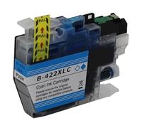 JCxYGAP Cartucho de Tinta Compatible para LC422 LC422XL Funciona con MFC-J5340DW J5345DW J5740DW J6540DW J6940DW Impresoras(LC422XL C)