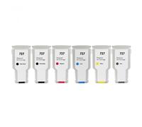 JCxYGAP Cartucho de Tinta de inyección de Tinta Compatible 727 para DesignJet T920 T1500 T2500 T2530(1SET 6COLORS)