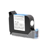 JCxYGAP Cartucho de Tinta Negro Rojo Azul Verde de 12,7 mm 2588 JS12 42 ML Compatible con Impresora de inyección de Tinta portátil(12.7mm-White)