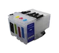 JCxYGAP Cartucho de Tinta Recargable LC436 LC426XL con Chip de Capacidad Compatible con MFC J4335DW J4345DW J4535DW J5855DW J5955DW J6555DW(FOR America LC406)