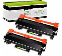 JCxYGAP Cartucho de tóner 10pk TN760 Compatible con HL-L2350DW HL-L2370DW MFC-L2750DWXL Impresoras de reemplazo de tóner de Imprenta Contenido de tóner 1 Paquete(2PK TN760)